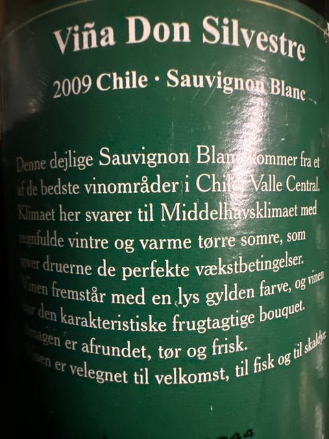 Sauvignon Blanc Chile 2009