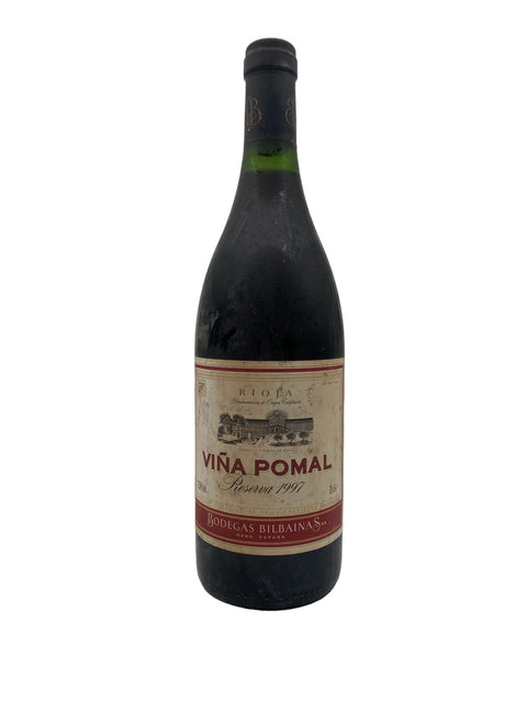 Rioja Viña Pomal 1997 zła etykieta