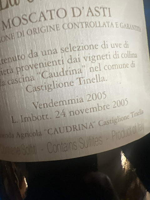 La Caudrina Romano Dogliotti 2005 Moscato