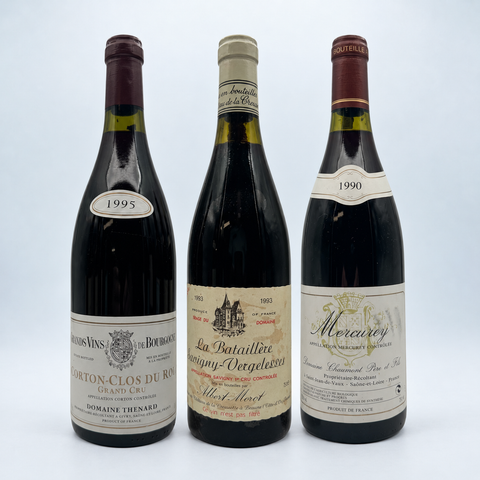 Dojrzały czerwony burgund - Pudełko degustacyjne