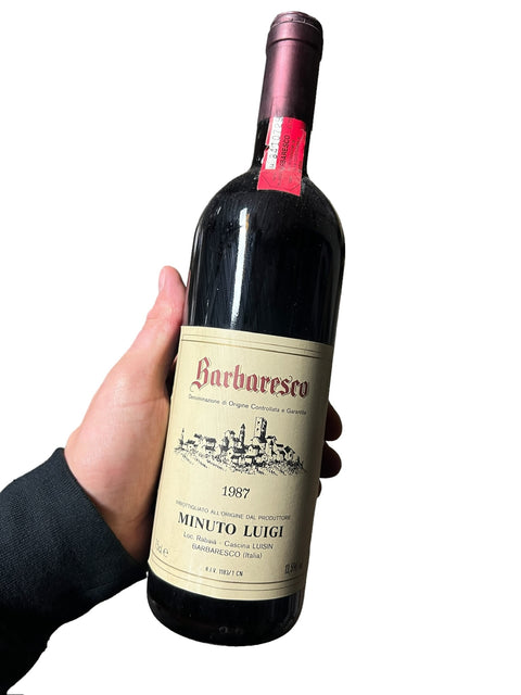 Barbaresco 1987 Producent Luigi Minuto
