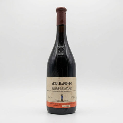 Vigna Raimondo Barbera d’Alba Fontanafredda 1990 – butelka