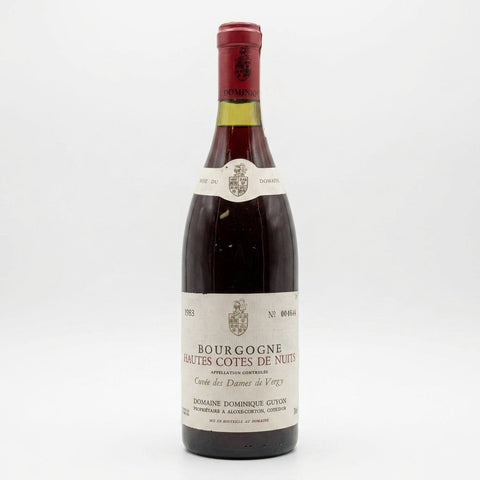 Cuvée des Dames de Vergy Hautes Côtes de Nuits Domaine Dominique Guyon 1983
