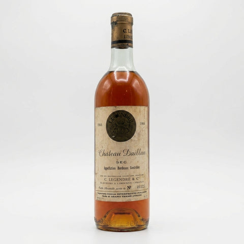 Château Daillan Bordeaux C. Legendre & C° 1966