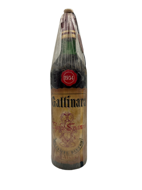 Flaske Gattinara Cantine Diver rødvin årgang 1954