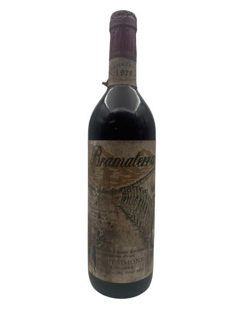Flaske af Bramaterra Desimone 1978 rødvin