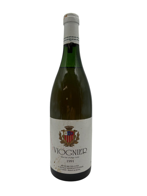 Viognier hvidvin fra A. Segurant årgang 1991