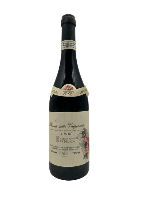 Flaske af Recioto della Valpolicella Ca' del Monte 2006