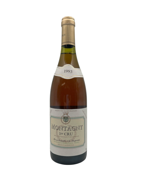Flaske med Montagny 1er Cru Emile Chandesais 1993 hvidvin