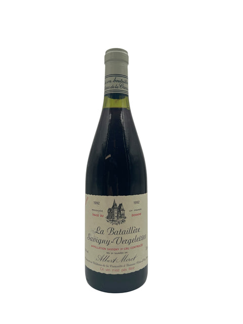 Flaske af La Bataillère Albert Morot 1992 rødvin