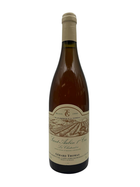 Flaske af Saint-Aubin Gérard Thomas 1999 hvidvin