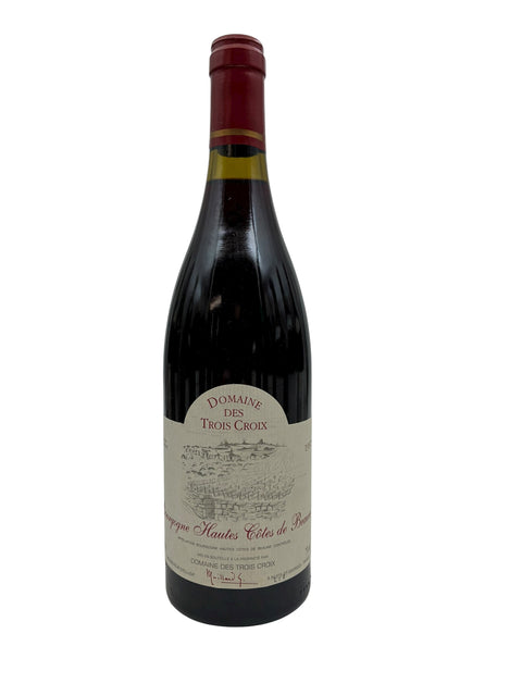 Flaske Bourgogne Domaine des Trois Croix 1978 rødvin