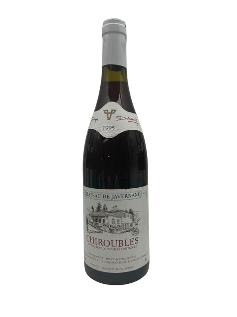 Flaske af Chiroubles Château de Javernand 1995 rødvin