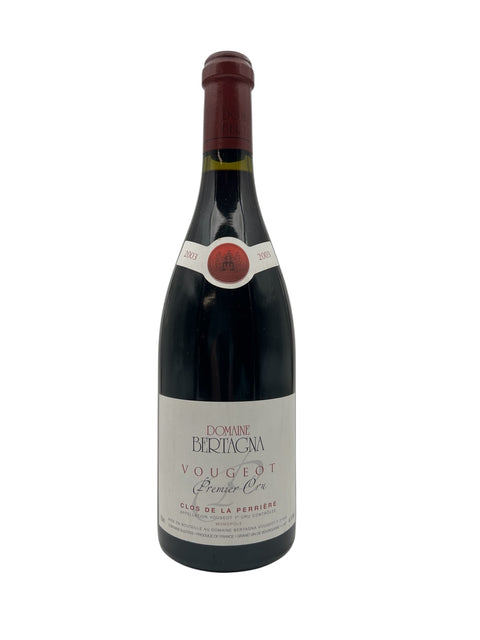 Flaske af Clos de la Perrière Domaine Bertagna 2003 rødvin