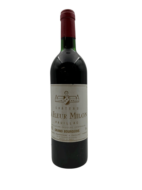 Flaske af Chateau La Fleur Milon 1993 rødvin