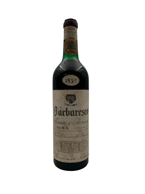 Barbaresco Franco Fiorina 1959 flaske