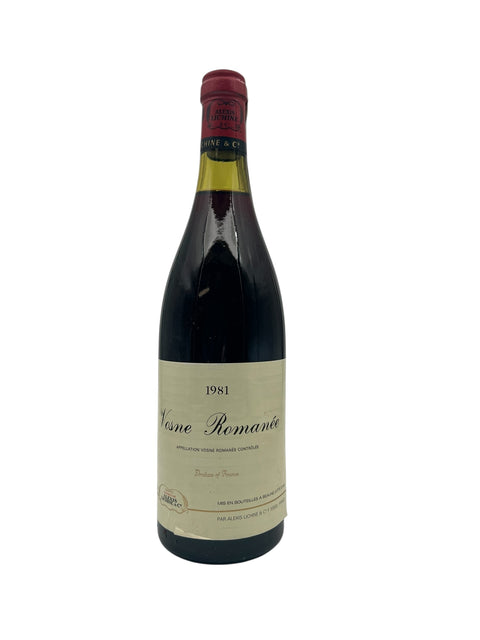 Rødvinsflaske Vosne Romanée Alexis Lichine 1981