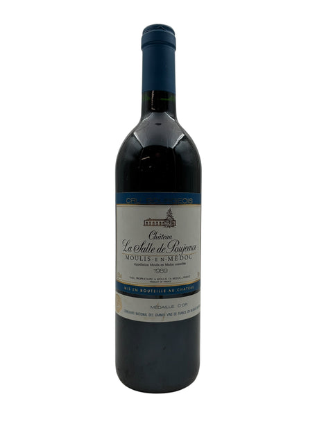 Flaske af La Salle de Poujeaux 1998 rødvin