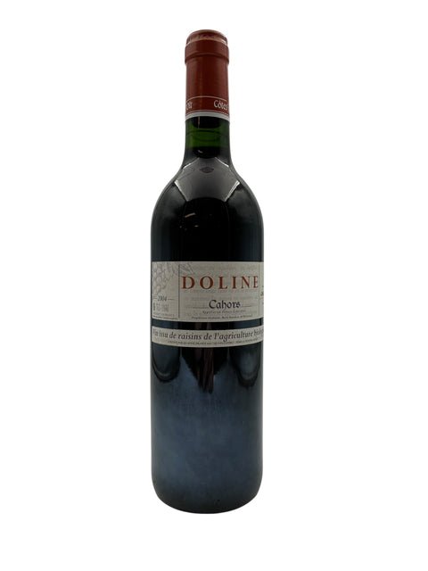 Flaske af Doline rødvin Cabors 2004