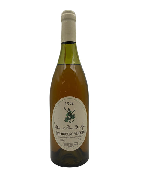 Bourgogne Aligoté 1998 fra Alice et Olivier De Moor flaske