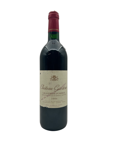 Flaske af Château Gardour 1994 rødvin med etiket