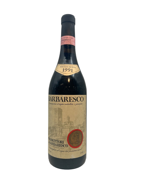Flaske af Barbaresco 1991 fra Produttori del Barbaresco