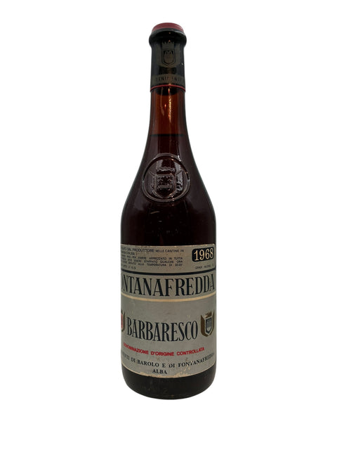 Flaske af Barbaresco Fontanafredda årgang 1968