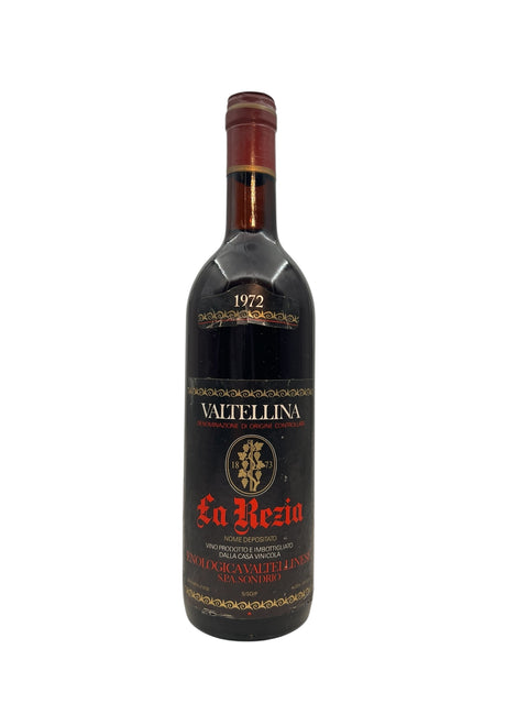Flaske af Valtellina Ca' Rezia 1972 rødvin