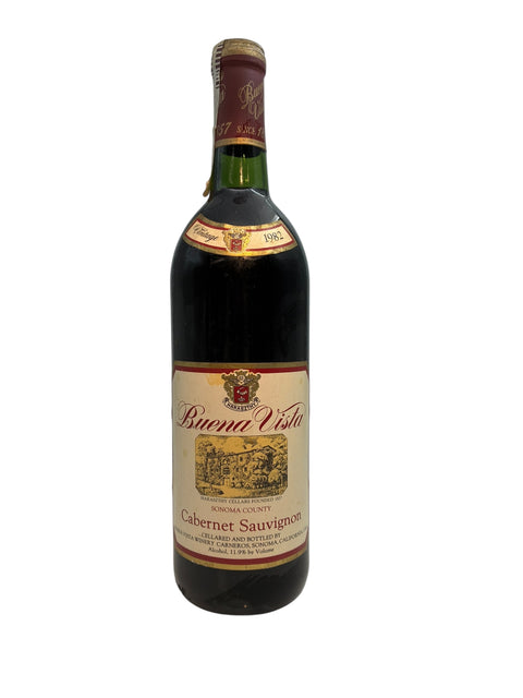 Flaske Cabernet Sauvignon Buena Vista 1982
