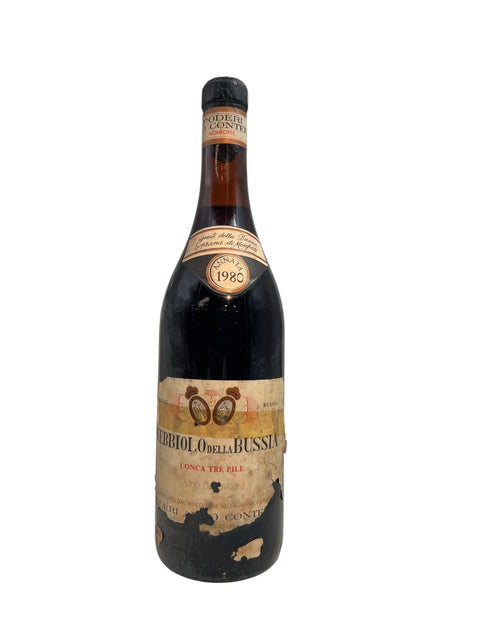 Flaske af Nebbiolo Conterno Fantino 1980 rødvin