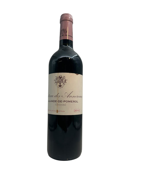 Flaske af Château des Annereaux 2012 rødvin