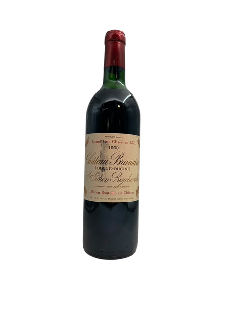 Flaske af Château Branaire Duluc-Ducru 1990 rødvin