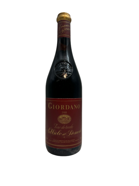 Flaske af Nebbiolo del Piemonte Giordano 1988