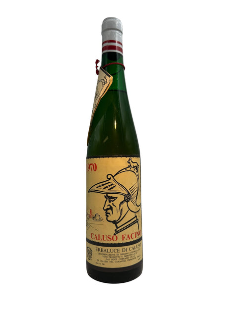 Flaske af Erbaluce di Caluso Facino 1970 hvidvin