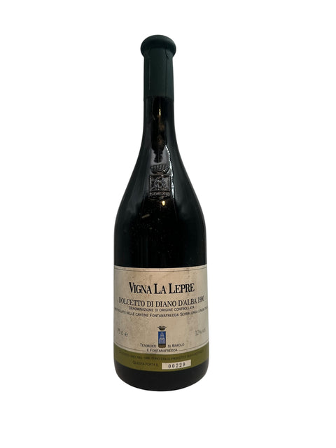 Flaske af Dolcetto di Diano d'Alba 1990 fra Fontanafredda