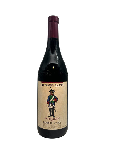 Flaske af Battaglione Renato Ratti 2014 Barbera d'Alba rødvin