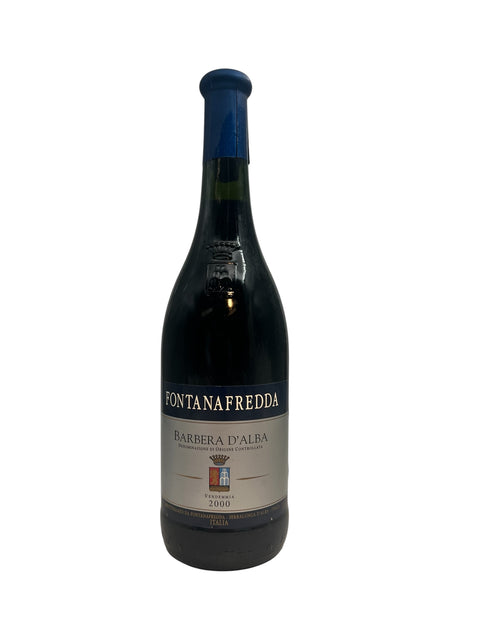Barbera d'Alba rødvin fra Fontanafredda årgang 2000