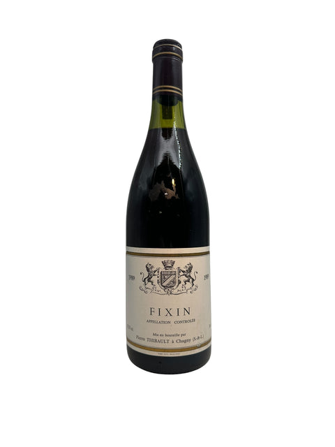 Fixin Pierre Thibault rødvin fra 1999 flaske