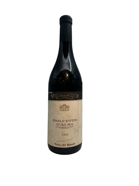Dolcetto d'Alba 1999 rødvinsflaske fra Terre del Barolo