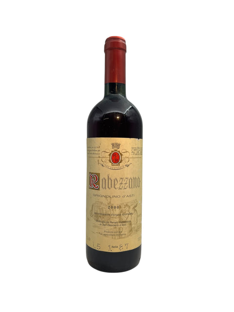 Flaske af Grignolino d'Asti Rabezzana 2000 rødvin