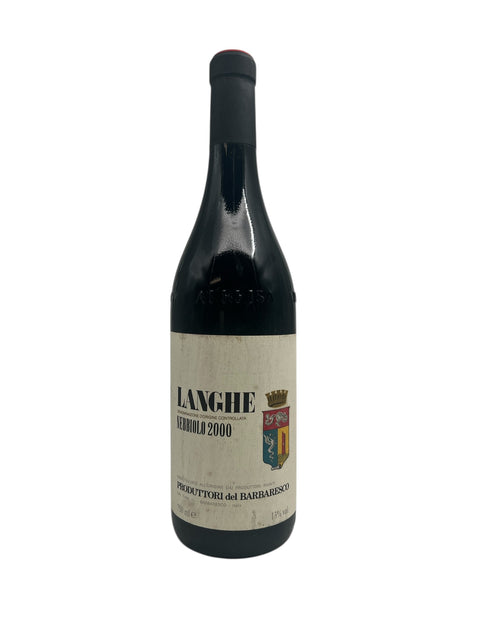 Flaske af Langhe Nebbiolo 2000 fra Produttori del Barbaresco