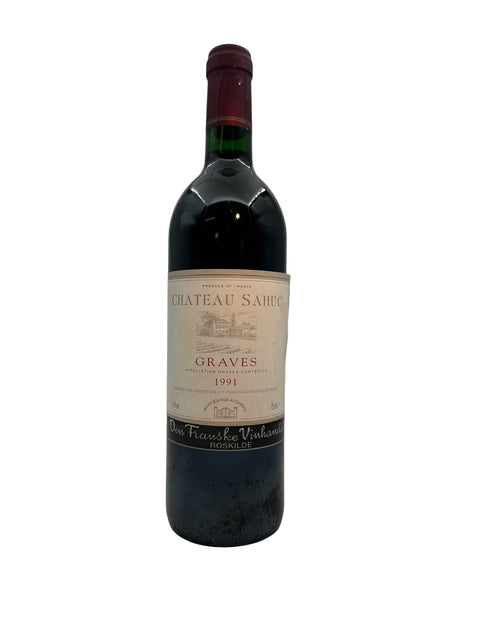 Flaske Chateau Sahuc Graves 1991 rødvin