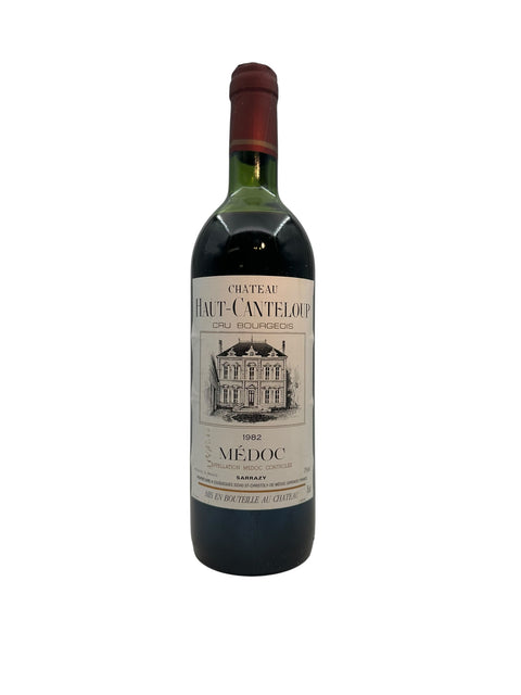Flaske af Médoc Chateau Haut-Canteloup 1982 rødvin
