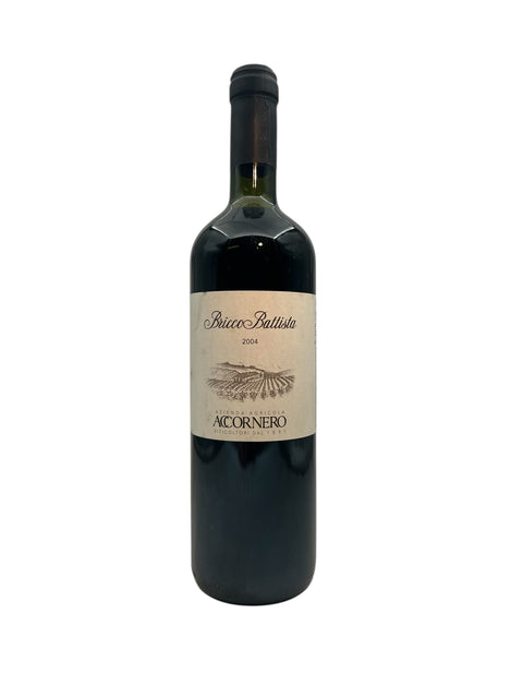 Flaske Bricco Battista Accornero 2004 rødvin