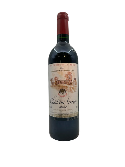 Flaske af Château Livran Médoc 1997 rødvin