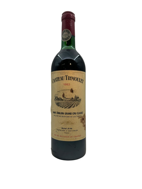 Flaske af Château Trimoulet 1983 Saint-Émilion Grand Cru Classé