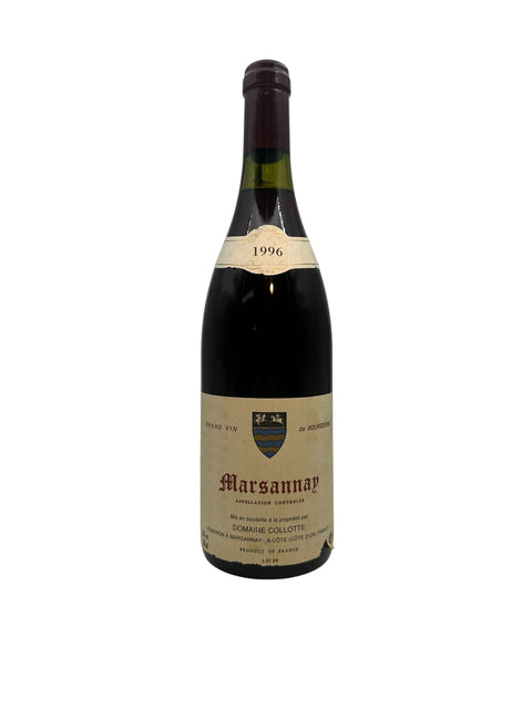 Flaske af Marsannay Domaine Collotte 1996 rødvin