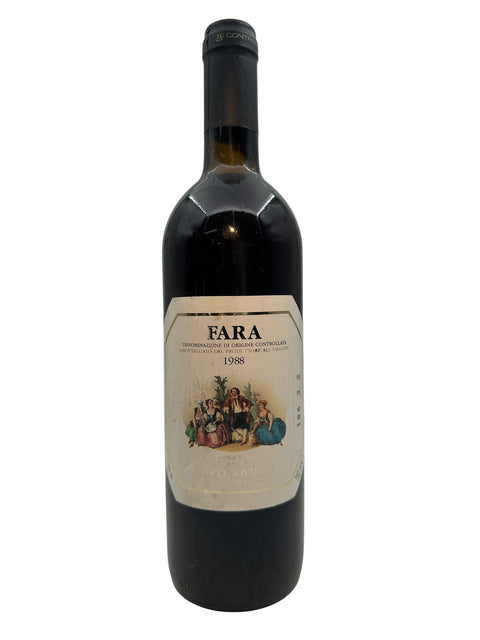 Flaske af Fara Cantine del Castello 1988 rødvin