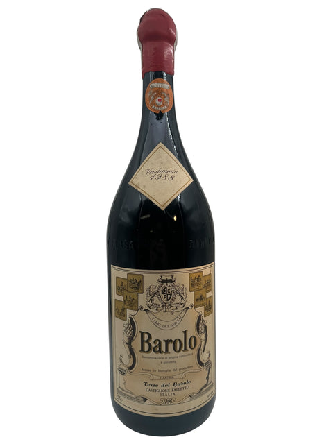 Barolo vinflaske fra 1958 Terre del Barolo Piemonte