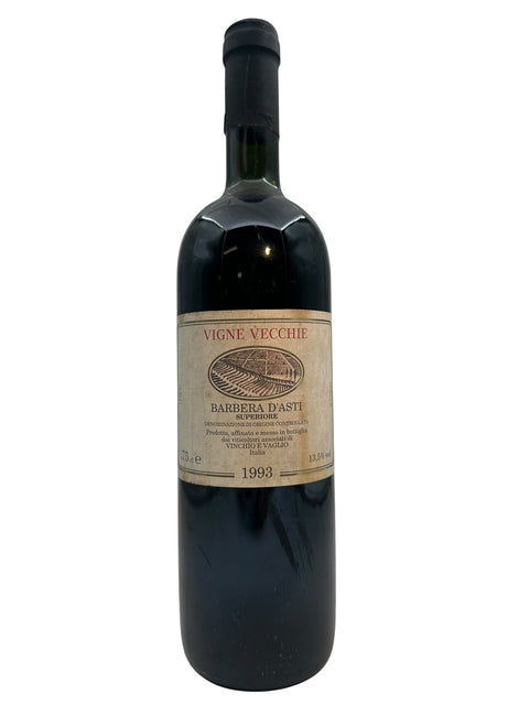 Flaske af Barbera d'Asti Vinchio Vaglio 1993